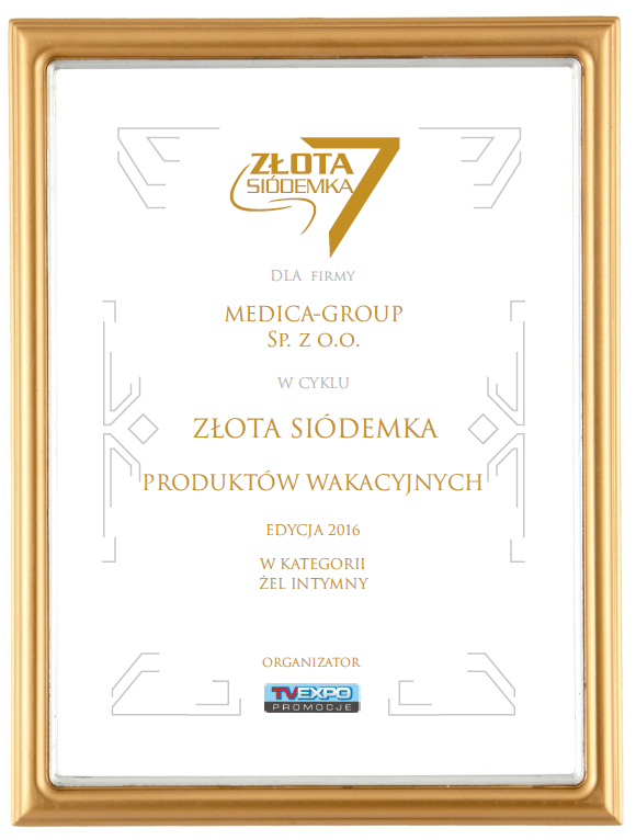 Laureat Nagrody ZŁOTA SIÓDEMKA