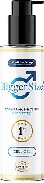 BiggerSize - żel - mockup